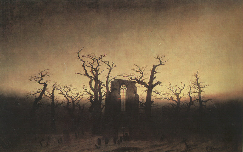 Abbey in an Oak Forest